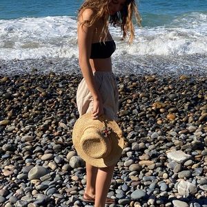 vintage straw hat